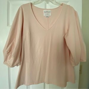 Anthropology Large top 3/4 sleeves